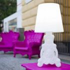 Slide Lady of Love bordslampa med ljus design gjord i Italien Viadurini