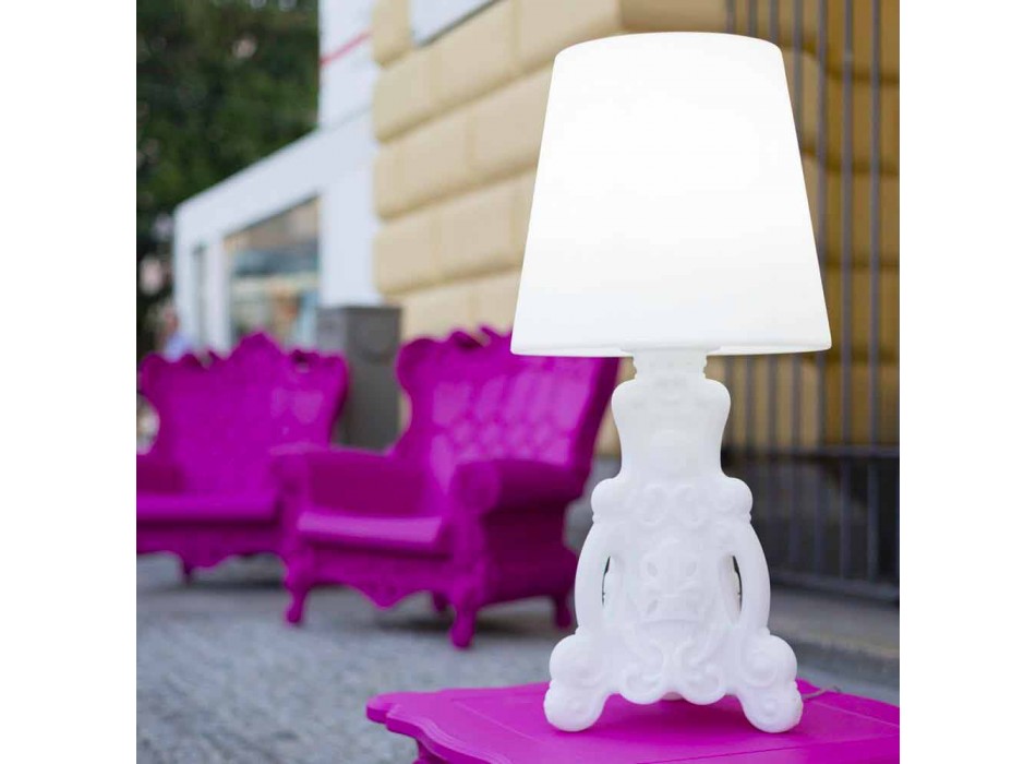 Slide Lady of Love bordslampa med ljus design gjord i Italien Viadurini