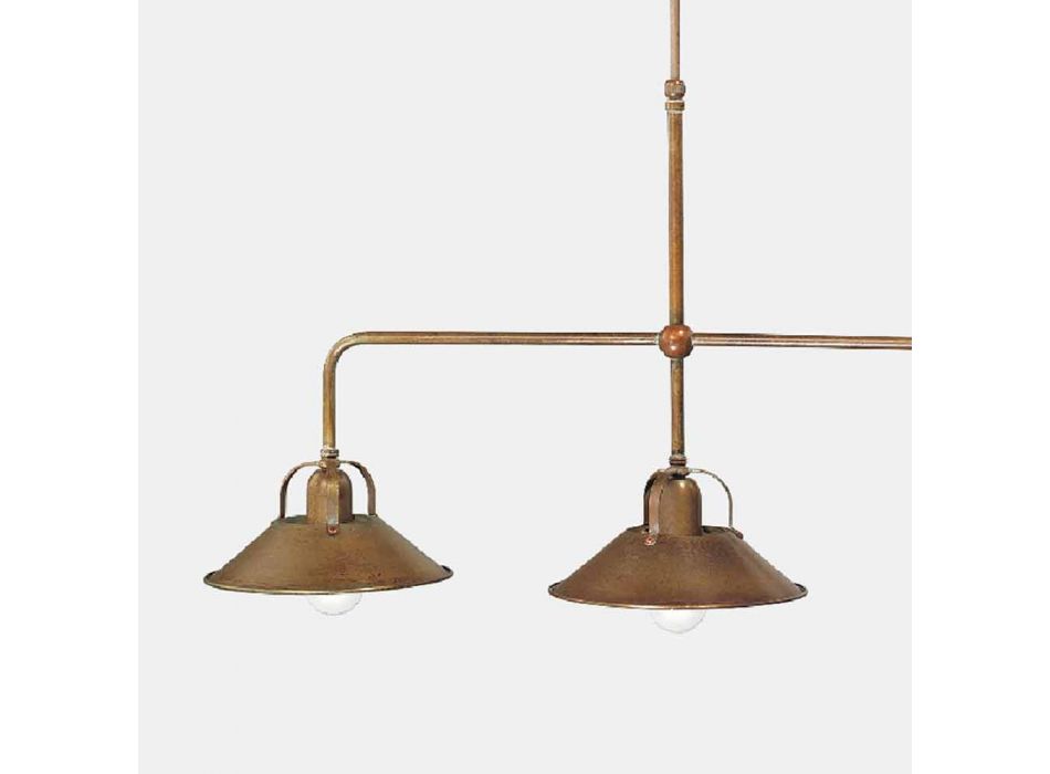 3 ljuskrona i mässing Vintage Design tillverkad i Italien - Cascina av Il Fanale