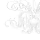 Upphängningskrona i vit plexiglasåtervinningsbar design - Sancho Viadurini