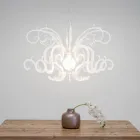 Upphängningskrona i vit plexiglasåtervinningsbar design - Sancho Viadurini