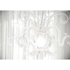 Upphängningskrona i återvinningsbart vitt eller svart plexiglas - Sancho Viadurini