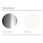 Handgjord ljuskrona i Venedig glas och metall - Bolle Balloton Viadurini