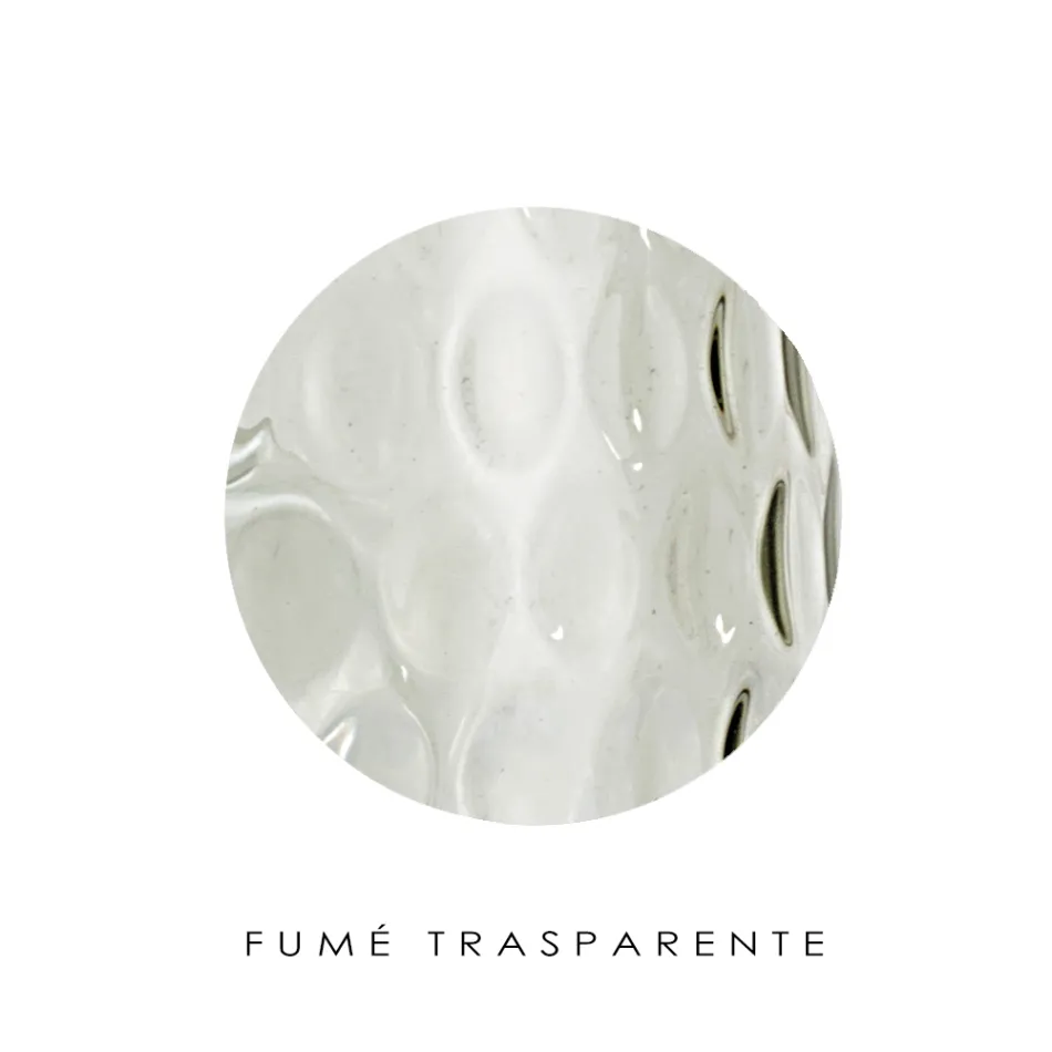 Handgjord ljuskrona i Venedig glas och metall - Bolle Balloton Viadurini