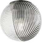 Ljuskrona med 8 lampor i blåst glas i form av en sfär tillverkad i Italien - Prilla Viadurini