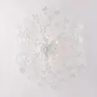 Kristallkrona med pendel för att förbättra ljusa utrymmen – Orchidea Viadurini