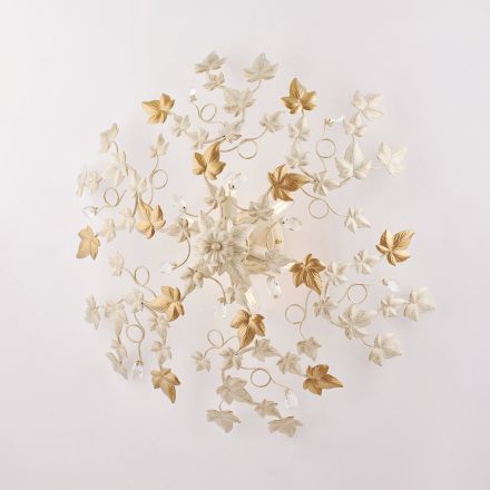 Kristallkrona med pendel för att förbättra ljusa utrymmen – Orchidea Viadurini