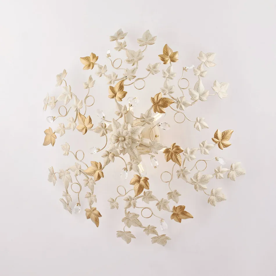 Kristallkrona med pendel för att förbättra ljusa utrymmen – Orchidea Viadurini