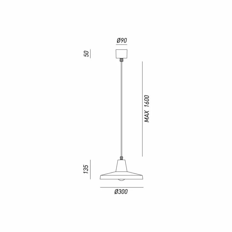 Industriell design stil ljuskrona Monica antik järn Viadurini