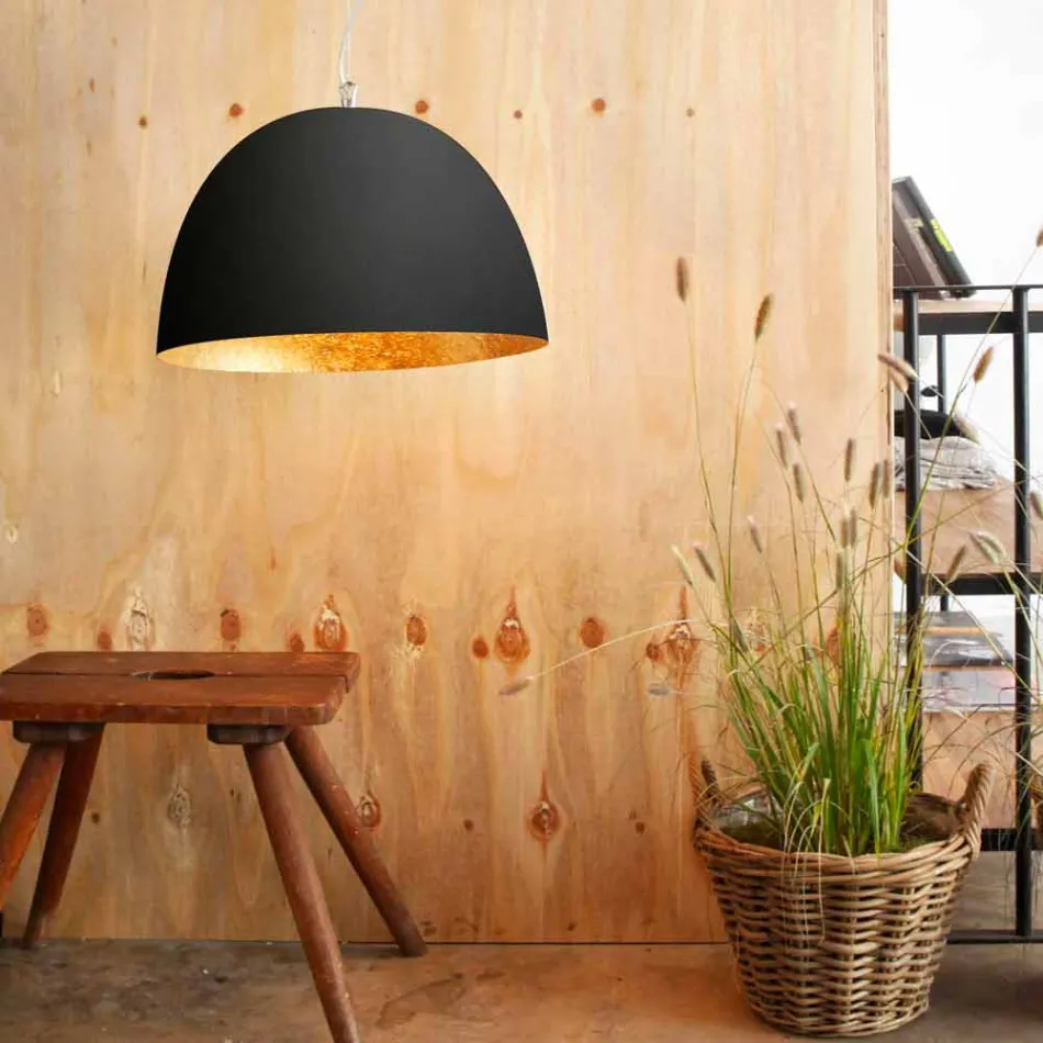 Modern designkrona In-es.artdesign H2o i färgad nebulit Viadurini