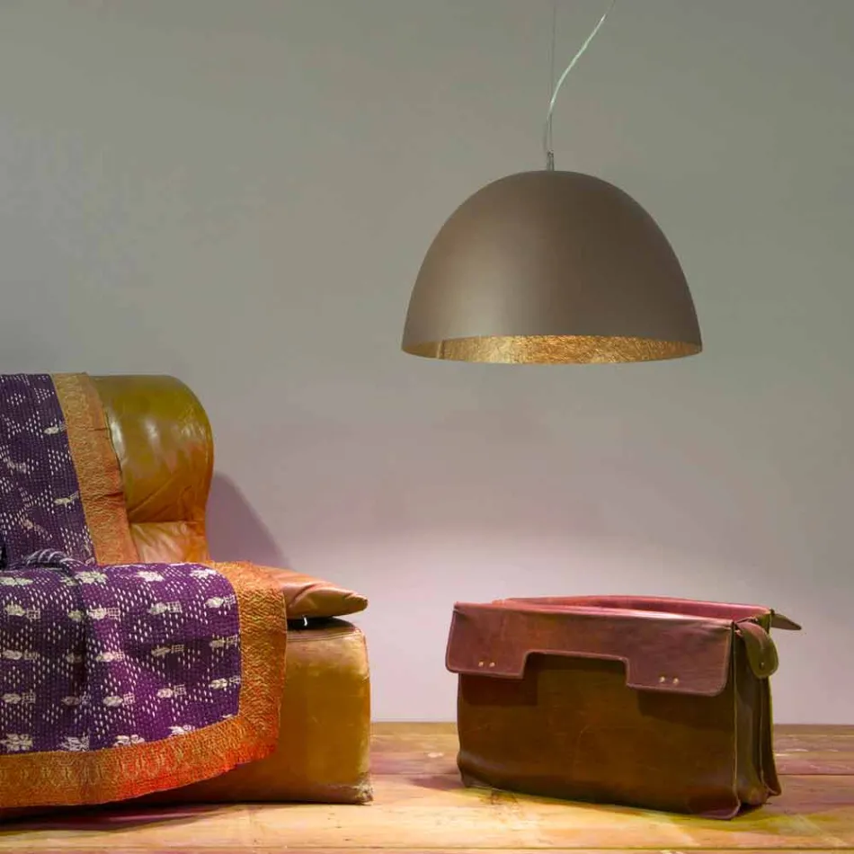 Modern designkrona In-es.artdesign H2o i färgad nebulit Viadurini