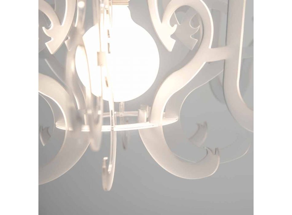 Modernt design plexiglas ljuskrona gjord i Italien, Malito Viadurini
