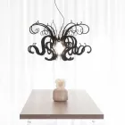 Modernt design plexiglas ljuskrona gjord i Italien, Malito Viadurini