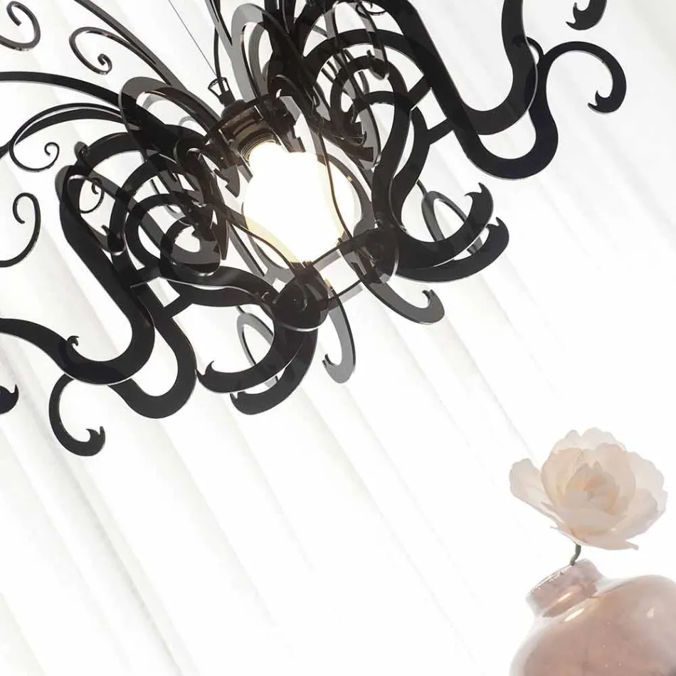 Modernt design plexiglas ljuskrona gjord i Italien, Malito Viadurini