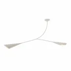 Handgjord vitlackerad stålkrona tillverkad i Italien - Elica Viadurini