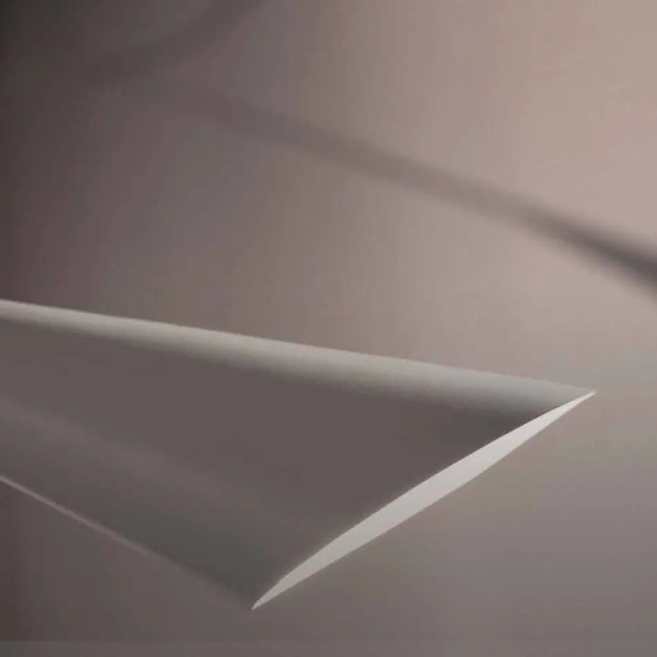 Handgjord vitlackerad stålkrona tillverkad i Italien - Elica Viadurini