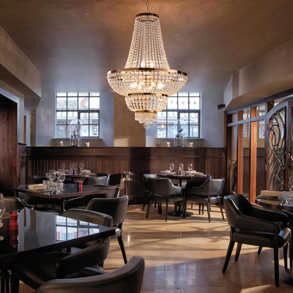 Järn- och guldkrona med strass Tillverkad i Italien för inredning - Österrike Viadurini