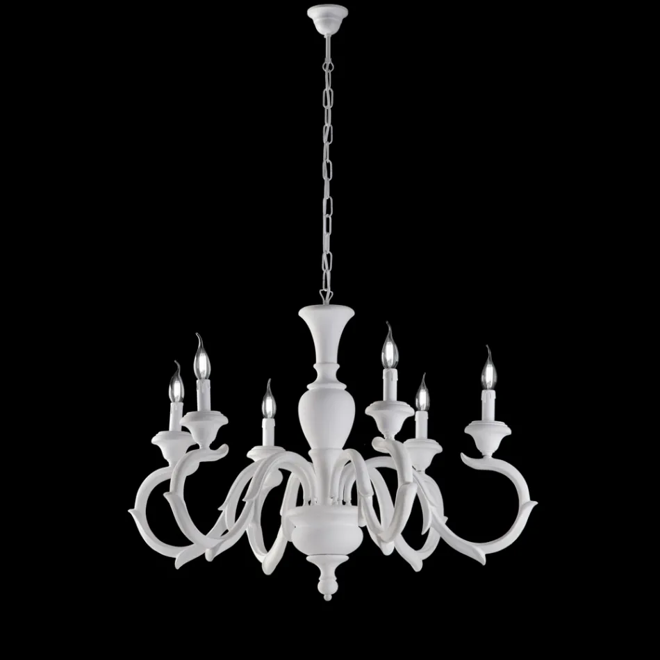 Träkrona Tillverkad i Italien för inredning - Florens Viadurini