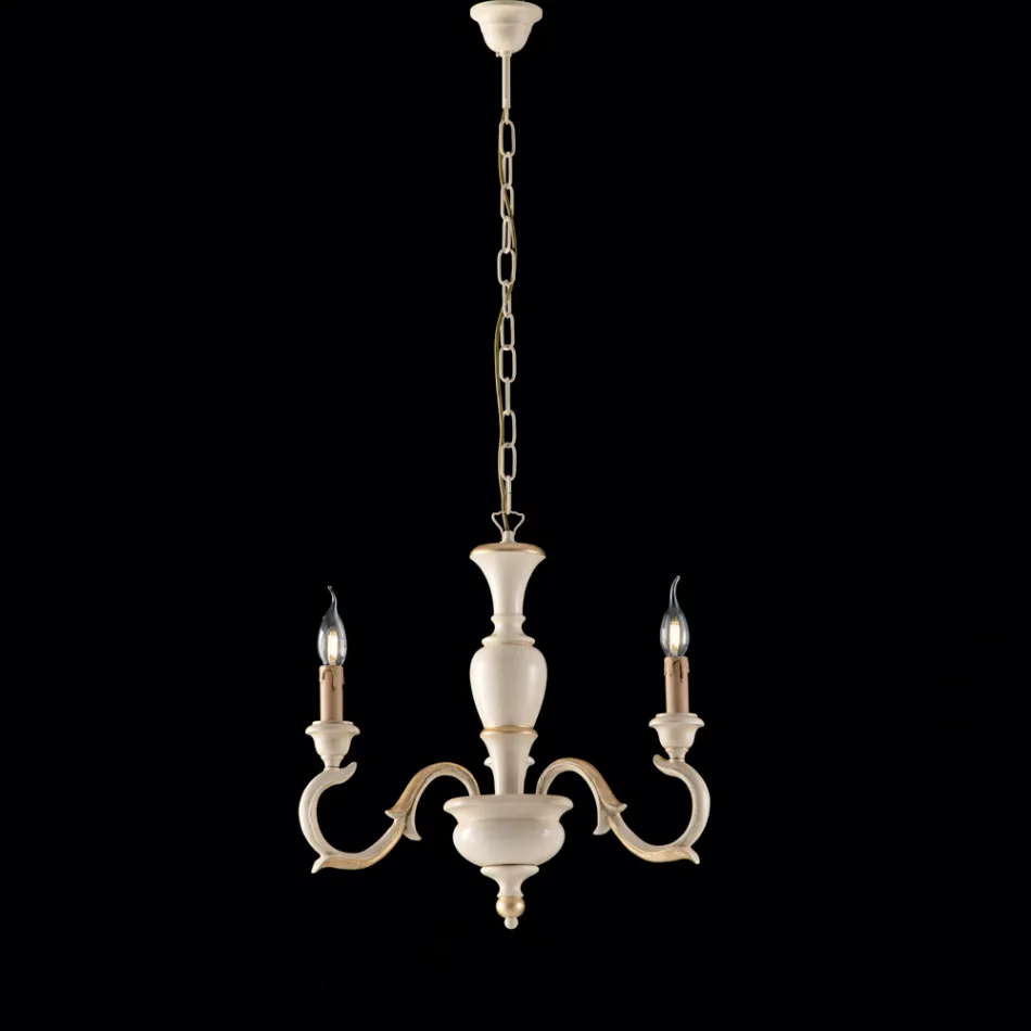 Träkrona Tillverkad i Italien för inredning - Florens Viadurini