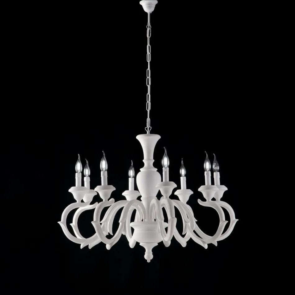 Träkrona Tillverkad i Italien för inredning - Florens Viadurini