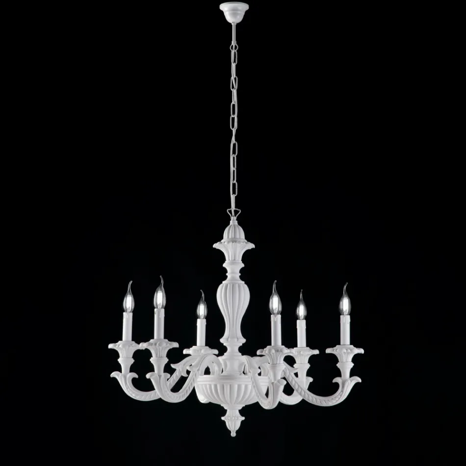 Tillverkad i Italien träkrona för inredning - Milano Viadurini