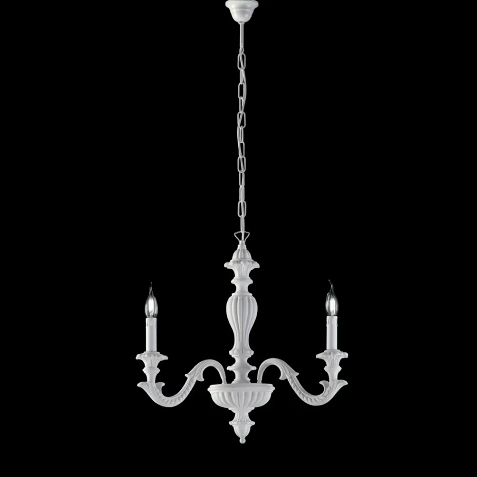 Tillverkad i Italien träkrona för inredning - Milano Viadurini