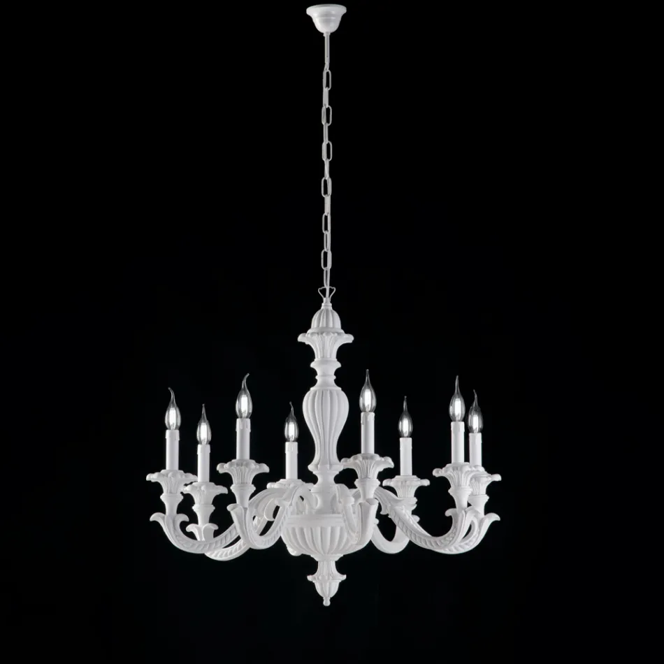 Tillverkad i Italien träkrona för inredning - Milano Viadurini