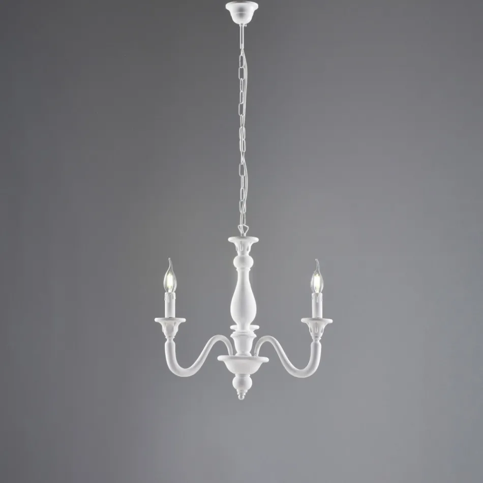 Tillverkad i Italien träkrona för inredning - Siena Viadurini