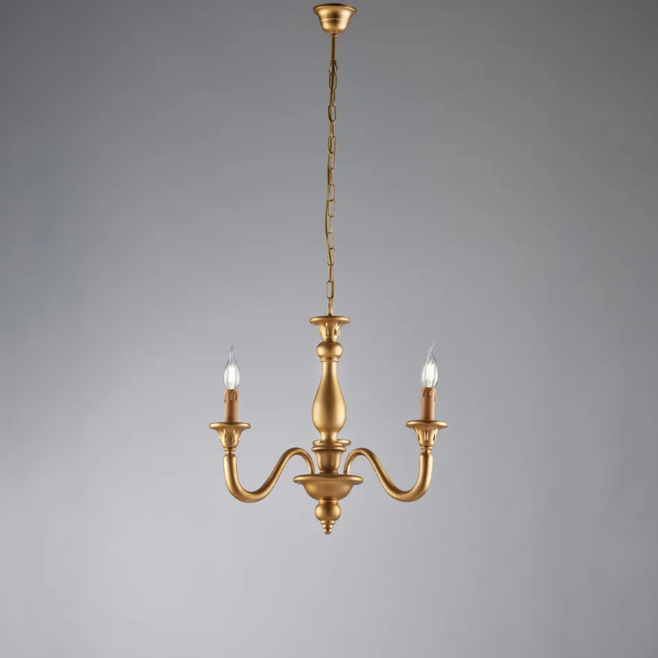 Tillverkad i Italien träkrona för inredning - Siena Viadurini