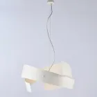 Asteroide: En ljuskrona i svart metall och glas för moderna utrymmen. Viadurini