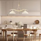 2-ljuskrona i glas och metall för inomhusbelysning - Musca Viadurini