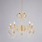 Metallkrona för ljusa och välkomnande interiörer – Perla Viadurini