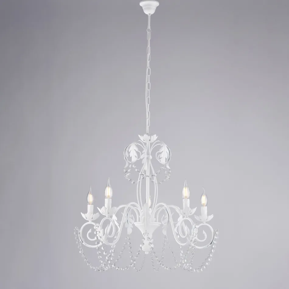 Metallkrona för ljusa och välkomnande interiörer – Perla Viadurini