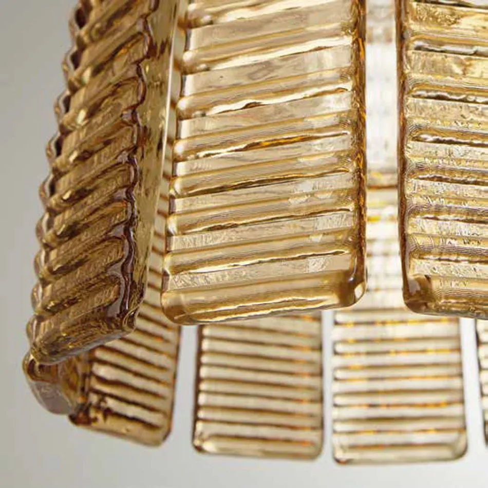 Modern ljuskrona 36 lampor i italienskt lyxigt handgjort glas - Valadier Viadurini