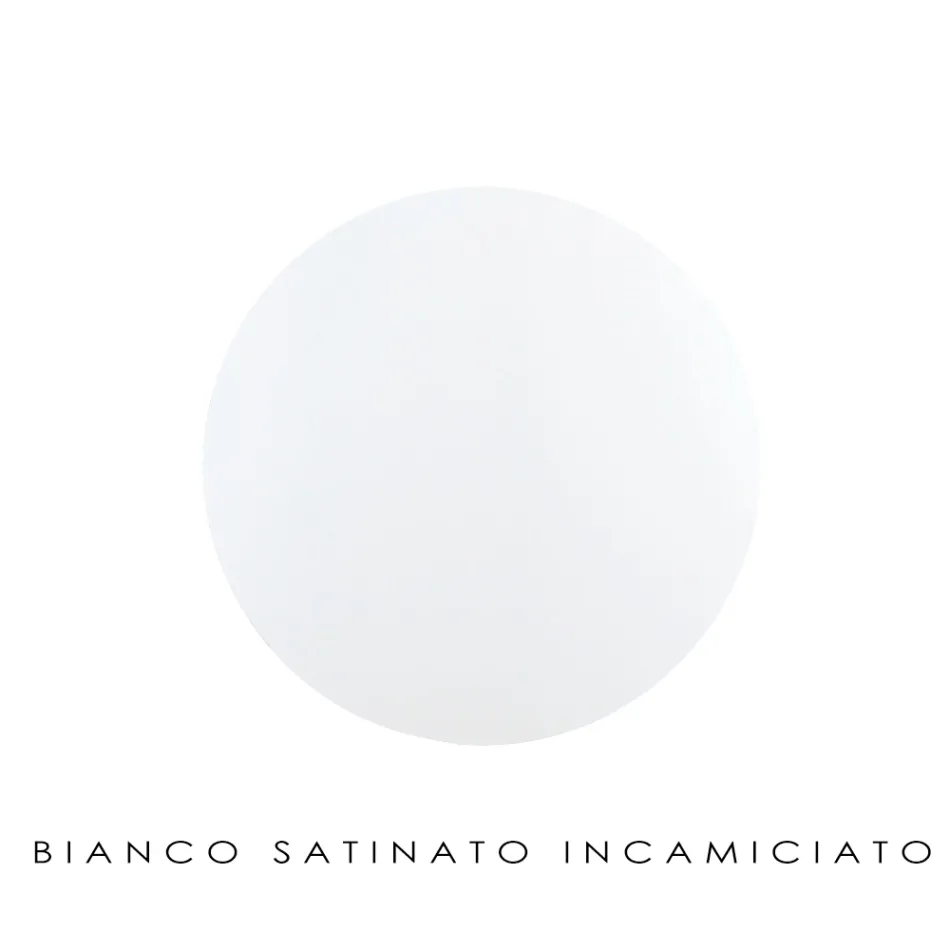 Modern handblåst venetiansk glaskrona - snö Viadurini