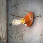 Ljuskrona tak craft retro design Ferroluce Tappning Viadurini