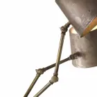 Industriell stil ljuskrona i järn och mässing Reporter Il Fanale Viadurini