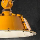 industriell stil ljuskrona tappning bell Jillian Ferroluce Viadurini