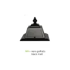 Lyktstolpe 3 Lights Vintage Style i aluminium och glas Tillverkad i Italien - Doroty Viadurini