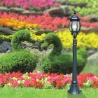 Låg utomhuslampa i antracitaluminium Tillverkad i Italien - Impero Viadurini