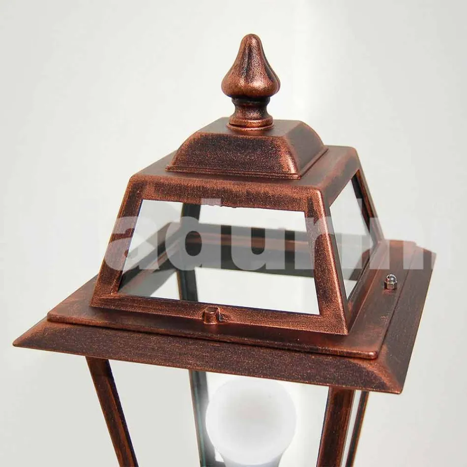 Lågt strålkastare för utomhus i aluminium producerat i Italien, Kristel Viadurini