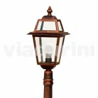 Lågt strålkastare för utomhus i aluminium producerat i Italien, Kristel Viadurini