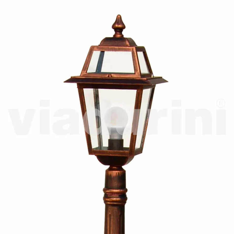 Lågt strålkastare för utomhus i aluminium producerat i Italien, Kristel Viadurini