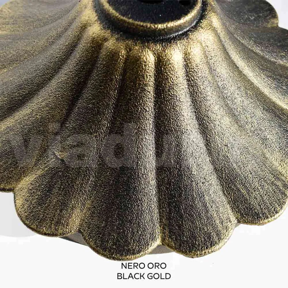 Utomhuslyktstolpe 212 cm i svart akryl och aluminium Tillverkad i Italien - Trovanero Viadurini