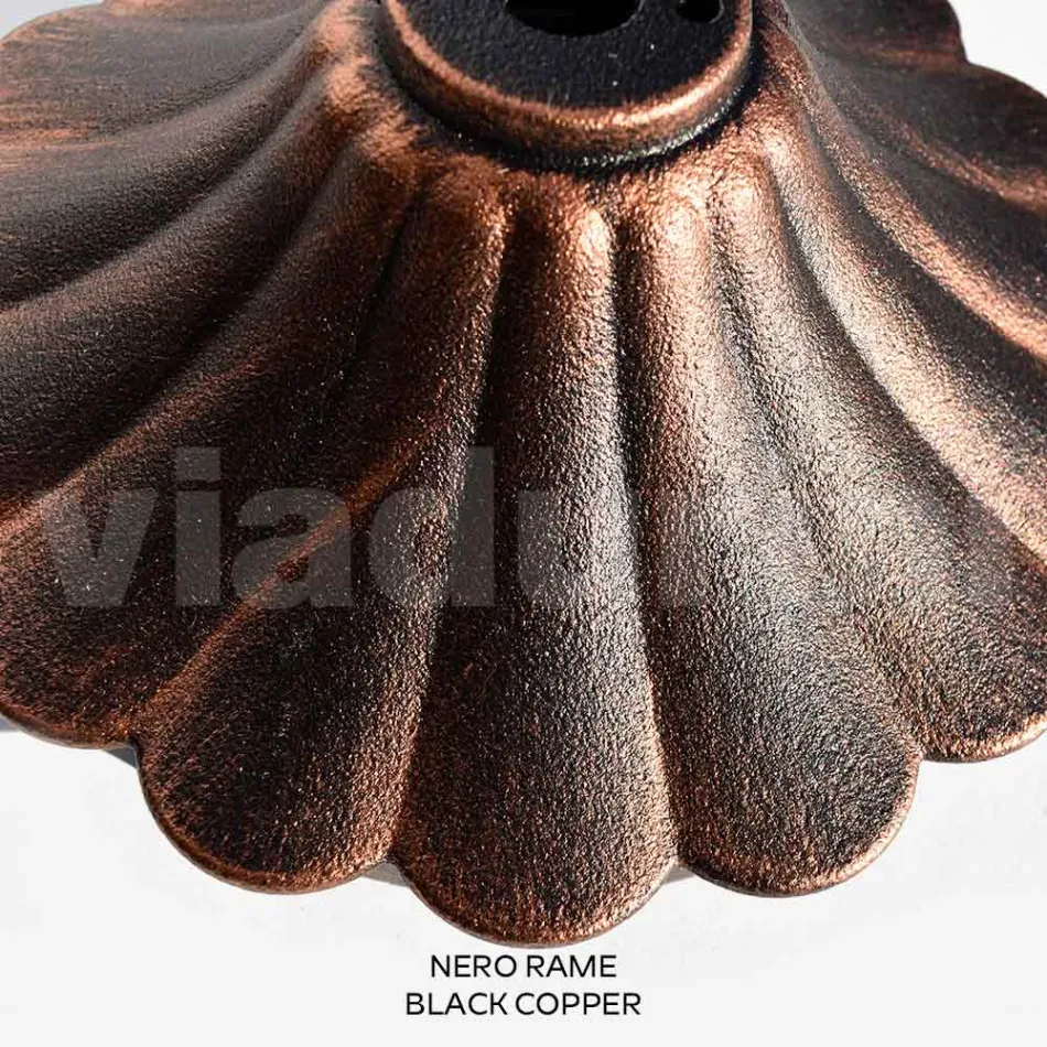 Utomhuslyktstolpe 212 cm i svart akryl och aluminium Tillverkad i Italien - Trovanero Viadurini