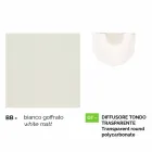 Utomhuslampa med tre lampor i vit aluminium tillverkad Italien, Anusca Viadurini