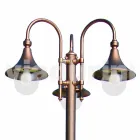 Utomhus treljus aluminium gata lampa gjord i Italien, Anusca Viadurini