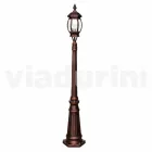 Utomhuslampa med aluminiumljus gjord i Italien, Anika Viadurini