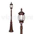 Utomhuslampa med aluminiumljus gjord i Italien, Anika Viadurini