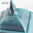 296 cm hög utomhuslampa i glas och pressgjuten aluminium - Alchemist Viadurini